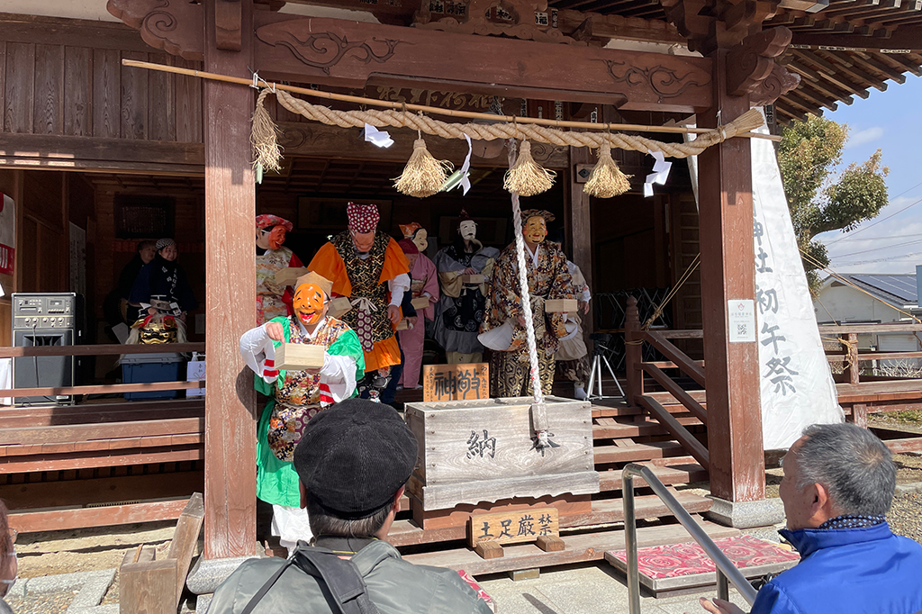 新石毛稲荷神社 令和7年 初午祭 とんだやばやし