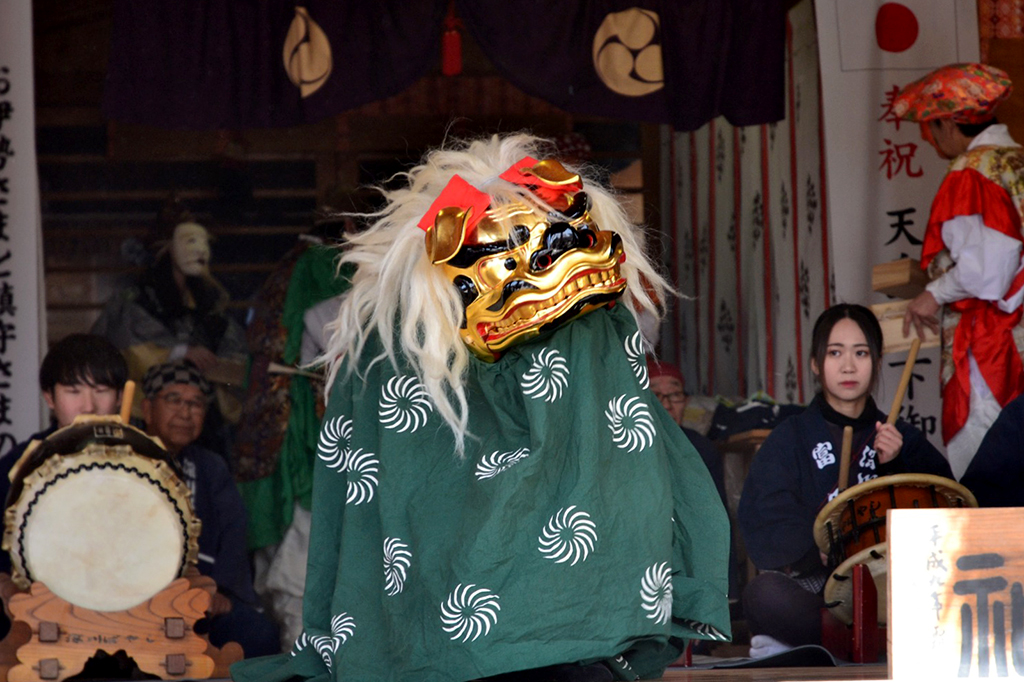 新石毛稲荷神社 令和7年 初午祭 とんだやばやし